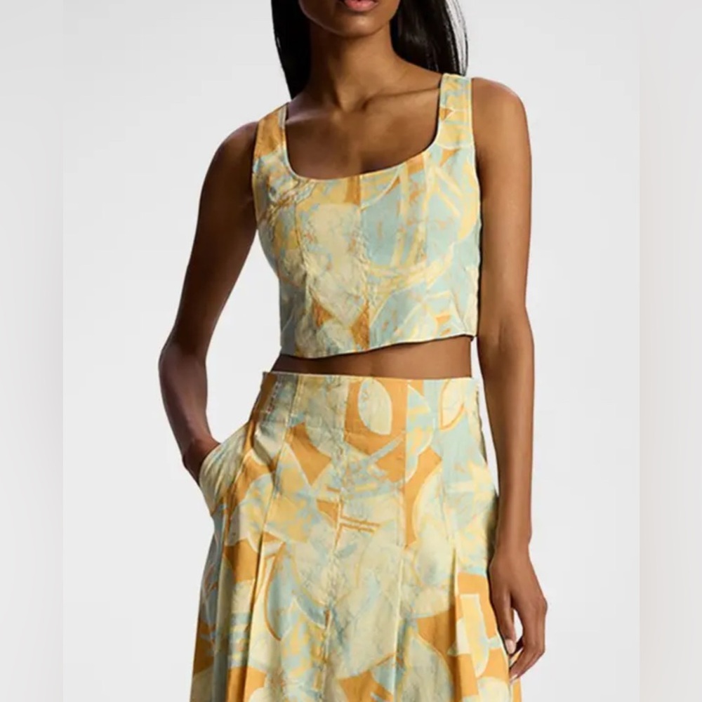 A.L.C. Isabel Sea Glass Top NWT